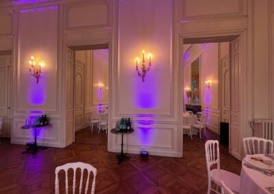 Led sur batterie pour déco de salle